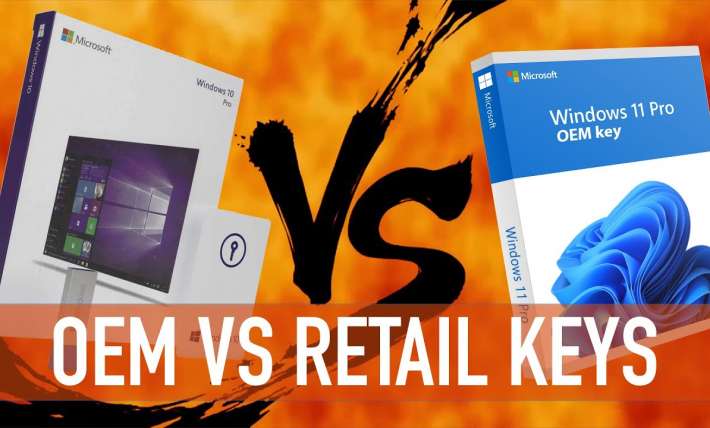 OEM Vs Retail Keys Microsoft Windows