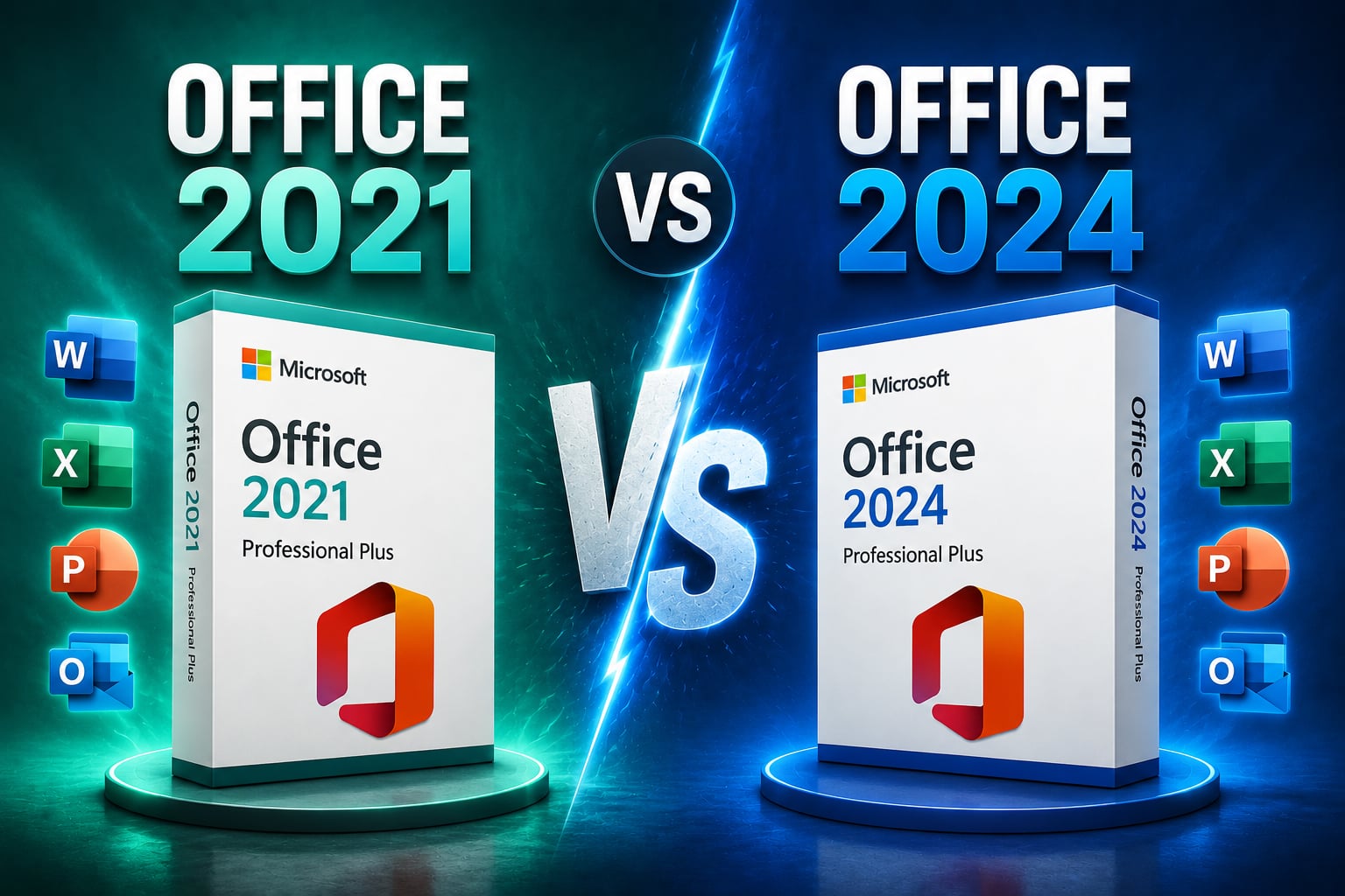 MS Office 2021 vs MS Office 2024 Professional Plus