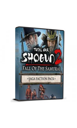 Total War Shogun 2 - Fall of The Samurai Saga Faction DLC Cd Key Steam Europe