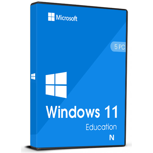 Microsoft Windows 11 Education N Retail (5 PC) (Lifetime License Microsoft Windows 11 Education N Retail (5 PC) (Lifetime License