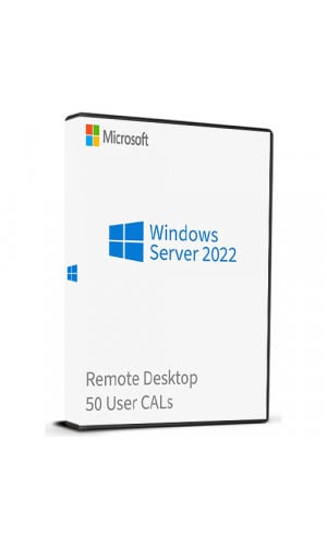 Windows Server 2022 Remote Desktop Services 50 USER Connections Cd Key Global