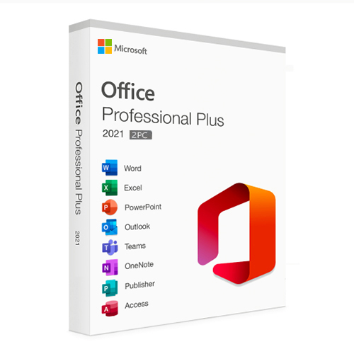 Microsoft Office 2021 Professional Plus Retail 2pc Cd Key Global