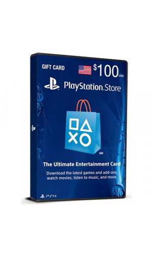 PlayStation Network Gift Card 100$ PSN USA (Digital Code)