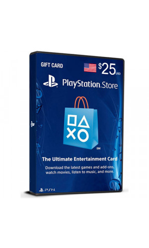 PlayStation Network Gift Card 25$ PSN USA (Digital Code)