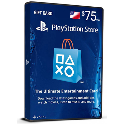 PlayStation Network Gift Card 75$ PSN USA (Digital Code)