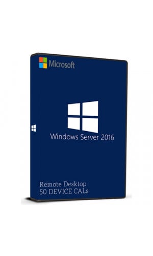 Windows Server 2016 Remote Desktop Services 50 DEVICE Connections Cd Key Global