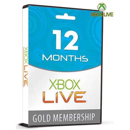 Xbox Live 12 Month GOLD EU Time Card Cd Key