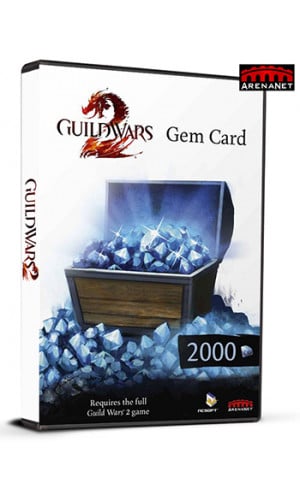 Guild Wars 2 EU/US 2000 Gems Card Cd Key