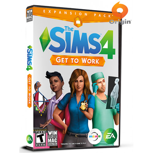 The Sims 4 Get To Work DLC Cd Key EA Origin