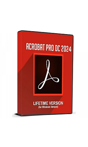 Adobe Acrobat Pro DC 2024 For Windows Lifetime Cd Key Global