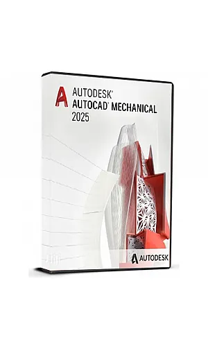 Autodesk AutoCAD Mechanical 2025 For Windows 1 Device 1 Year License Global