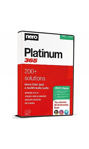 Nero Platinum Suite 365 For Windows 1 Year License Global Key 
