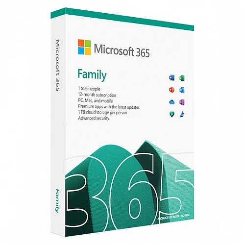Microsoft Office 365 Family Home 1 Year Cd Key EU