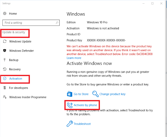 windows 10 serial key pro